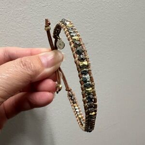 STELLA & DOT sterling beaded bracelet